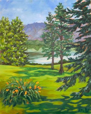 "View from Farmhouse in Vermont"